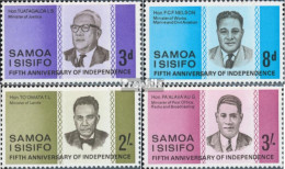 Samoa 146-149 (kompl.Ausg.) Postfrisch 1967 Unabhängigkeit - Samoa (Staat)