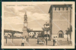 Pavia Vigevano Carretto Cartolina KF2379 - Pavia