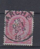 BELGIË - OBP - 1884/91 - Nr 46 T0 (MARCHE) - Coba + 2.00 € - 1884-1891 Léopold II