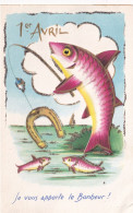 CARTE FANTAISIE 1 AVRIL CARTE A SYSTEME - 1er Avril - Poisson D'avril