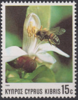 1989 Zypern, ** Mi:CY 724, Sn:CY 731, Yt:CY 722, Sg:CY 750, European Honeybee (Apis Mellifica), Bienen - Abeilles