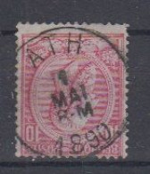 BELGIË - OBP - 1884/91 - Nr 46 T0 (ATH) - Coba + 2.00 € - 1884-1891 Léopold II