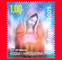 BOSNIA Erzegovina - Amministrazione Croata - Usato - 2009 - Medugorje - Maria - HP Mostar - 1.00 - Bosnien-Herzegowina