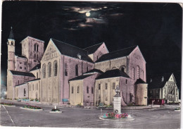 Nivelles :  Collégiale Ste Gertrude La Nuit    ( 15 X 10.5 Cm )  Ecrit Avec Timbre - Nivelles