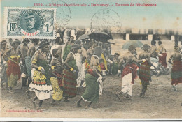 DAHOMEY / Danses De Féticheuses  1512  Edit Fortier / Colorisée - Dahomey