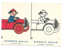 PU141 - ALIMENTO MELLIN - BISCOTTI MELLIN - EDIZIONI SOCIETA' MELLIN ITALIA - VIA CORREGGIO MILANO - F.G. NON VIAGGIATA - Publicité