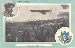 Pays-Bas - UTRECHT - Aviation - Circuit Européen, 1911 - Arrivée De Gibert Sur Avion Monoplan Rep - Voyagé (2 Scans) - Utrecht