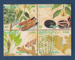 Mayotte - YT N° 210 à 213 ** - Neuf Sans Charnière - 2008 - Unused Stamps