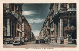 ROMA - VIA NAZIONALE DA PIAZZA ESEDRA - F.P. - Orte & Plätze