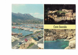 Cpm - Costa Smeralda - Italie - Bateau Voiture R5 RENAULT Jeep - Altri & Non Classificati