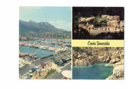 Cpm - Costa Smeralda - Italie - Bateau Voiture R5 RENAULT Jeep - Autres & Non Classés