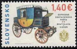 Slovaquie 2023 Used Service De Diligence Express Bratislava Vienne Y&T SK 881 SU - Used Stamps