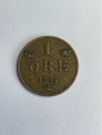 1904 Sweden One 1 Ore, XF Extremely Fine - Suède