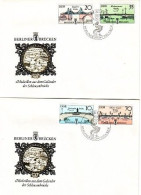 1985 Architecture  Bridges    2  FDC   DDR  (Germany - Bruggen