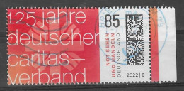 BRD 2022  Mi.Nr. 3726 , 125 Jahre Deutscher Caritas-Verband - Nassklebend - Gestempelt / Fine Used / (o) - Gebraucht