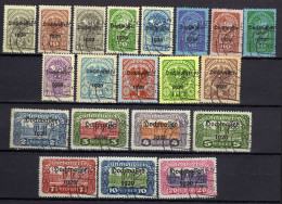 Österreich 1921, Mi 340-347; 349-357; 369, Gestempelt [200424XIV] - Gebraucht