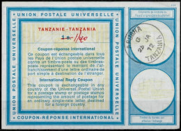 TANZANIE TANZANIA  Vi19  1/40 On 1s.  International Reply Coupon Reponse Antwortschein IRC IAS  ARUSHA 25.01.72 - Tanzanie (1964-...)