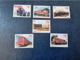 CUBA  NEUF  2010   TRENES  CON  FIDEL  //  PARFAIT  ETAT  //  1er  CHOIX  // - Unused Stamps