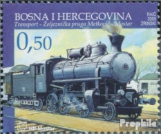 Bosnien - Kroat. Post Mostar 158 (kompl.Ausg.) Postfrisch 2005 Eisenbahnstrecke - Bosnien-Herzegowina
