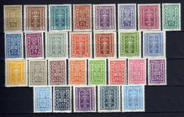 Österreich 1922 Mi 360-377; 380-381 383; 385; 387-388 * (365; 374; 376; 387 **) [200424XIV] - Unused Stamps