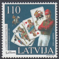 Latvia 1999 - Latvian Writer R. Blaumanis: Playing Cards - Mi 499 ** MNH [1837] - Letonia