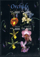 Bloc Sheet Fleurs Orchidées Flowers Orchids  Neuf  MNH **  Antigua & Barbuda 2003 - Orchideen