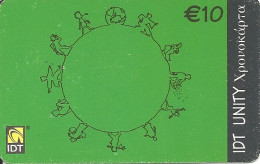 Greece: Prepaid IDT Unity 05,08 - Greece