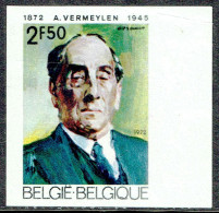 COB 1620 - ND B. De F.-  Cote: 10 € - August VERMEYLEN, Docteur En Philosophie Et Lettres - 1972. - 1961-1980