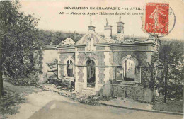 51 - Ay - Révolution En Champagne 12 Avril 1911 - Maison De Ayala - Habitation Du Chef De Cave Incendiée - Correspondanc - Ay En Champagne