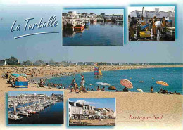 44 - La Turballe - Multivues - Plage - Bateaux - Marins Pecheurs - Flamme Postale - CPM - Voir Scans Recto-Verso - La Turballe