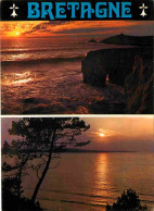 Régions - Bretagne - La Cote Bretonne - Multivues - Coucher De Soleil - CPM - Voir Scans Recto-Verso - Bretagne