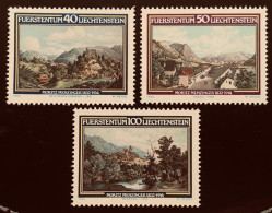 Liechtenstein 1982 Yt 747 A 749 ** - Neufs