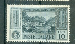 ITALIE - N°295 Oblitéré - Cinquantenaire De La Mort De Garibaldi. - Used