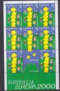 Europa Cept 2000 Slovenia 1v Sheetlet ** Mnh (59571) Promotion - 2000