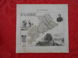 CARTE VUILLEMIN DEPARTEMENT DE HAUTE-GARONNE (31) - Geographical Maps