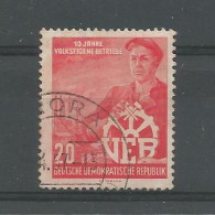 DDR 1956 10 Y. VEB Y.T. 253 (0) - Oblitérés