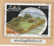 USATI ITALIA 2006 - Ref.1001 "GIORNATA DELLA MONTAGNA" 1 Val. - - 2001-10: Usati