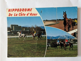 CP -  Hippisme équitation Turf Hippodrome De Cagnes Sur Mer Images Et Lumières De France - Ippica