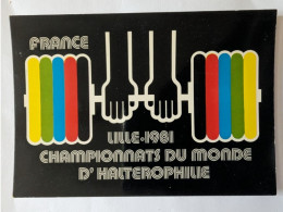 CP -  Haltérophilie Championnat Du Monde Lille 1981 - Haltérophilie