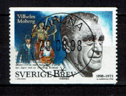 Sweden 1998 - Yv 2052 - Villhem Moberg, Writer, écrivain, Schriftsteller  - Used - Usati