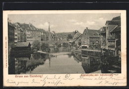 AK Nürnberg, Carlsbrücke Mit Schleifersteg  - Nuernberg