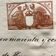 ESPAÑA 1906 — ENTERO FISCAL. PAPEL TIMBRADO DE 2 Ptas. Marca De Agua: TIMBRE DEL ESTADO - Fiscaux