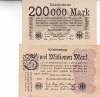 REICHSBANKNOTE LOT DE 2 - Altri & Non Classificati