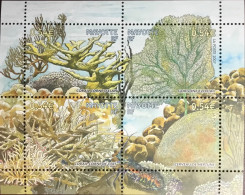 Mayotte 2007 Corals Marine Life Sheetlet MNH - Marine Life