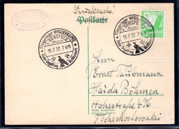 DR, Frankenhausen Kyffhäuser-Flug Karte Mit Mi.-Nr. S 10 - Airmail & Zeppelin