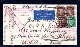 DR, Katapultflug Bremen-New York - Luft- Und Zeppelinpost