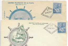 Argentina 2 Ship FDC 1944 - FDC