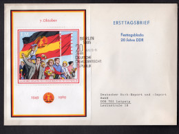 DDR, FDC. 20 Jahre DDR -.Block 29 - Other & Unclassified