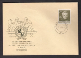 Berlin, FDC. Mi.-Nr. 98 - Schinkel - Andere & Zonder Classificatie