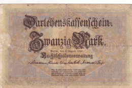 BILLET ALLEMAND DE 20 - Altri & Non Classificati